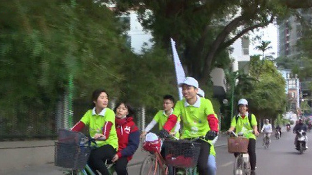 Hanoï : faire du vélo pour améliorer la prise de conscience sur la croissance verte ảnh 1 Hanoï : faire du vélo pour améliorer la prise de conscience sur la croissance verte ảnh 1