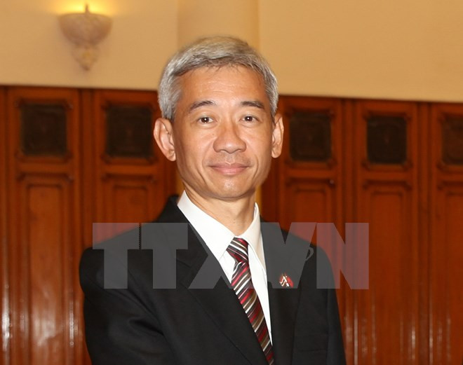 L'Insigne "Pour la paix et l'amitié entre les nations" décerné à l'ambassadeur thailandais ảnh 1 L'Insigne "Pour la paix et l'amitié entre les nations" décerné à l'ambassadeur thailandais ảnh 1