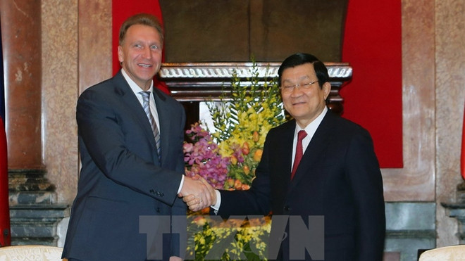M. Truong Tân Sang reçoit un vice-Premier ministre russe ảnh 1 M. Truong Tân Sang reçoit un vice-Premier ministre russe ảnh 1