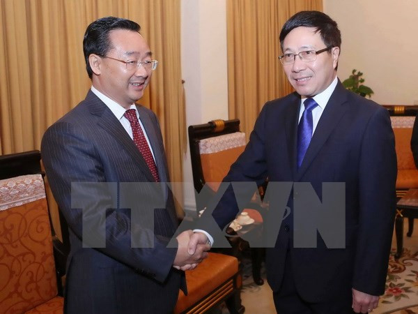 Le vice-PM Pham Binh Minh plaide pour les liens d’amitié Vietnam-Guangxi ảnh 1 Le vice-PM Pham Binh Minh plaide pour les liens d’amitié Vietnam-Guangxi ảnh 1