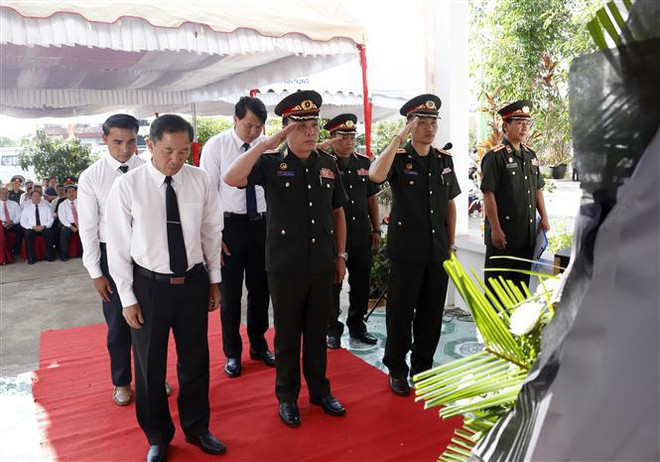 Rapatriement des restes de soldats vietnamiens tombés au Laos ảnh 1 Rapatriement des restes de soldats vietnamiens tombés au Laos ảnh 1