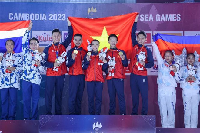 SEA Games 32 : le Vietnam atteint 90 médailles d'or le 14 mai ảnh 1 SEA Games 32 : le Vietnam atteint 90 médailles d'or le 14 mai ảnh 1