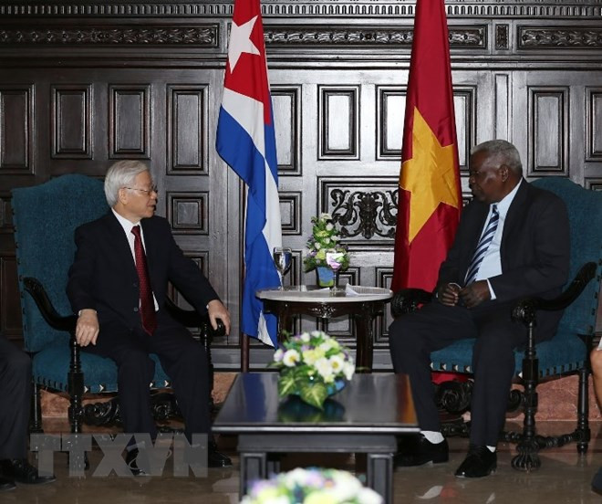 Entrevue Nguyen Phu Trong – Esteban Lazo Hernandes ảnh 1 Entrevue Nguyen Phu Trong – Esteban Lazo Hernandes ảnh 1