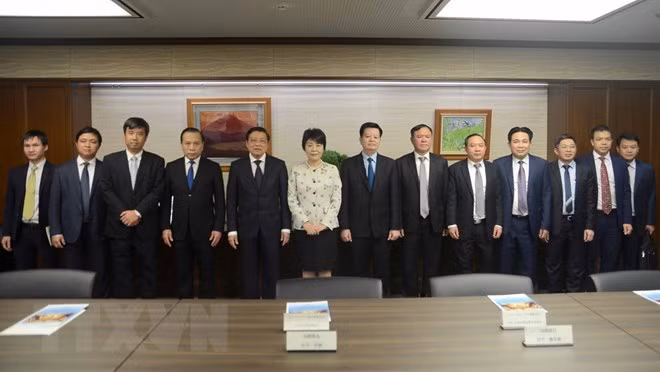 Le chef de la Commission centrale des affaires intérieures du PCV en visite au Japon ảnh 1