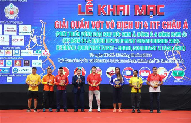 Ouverture du Championnat de tennis de l'ITF pour Asie U14 à Bac Ninh ảnh 1