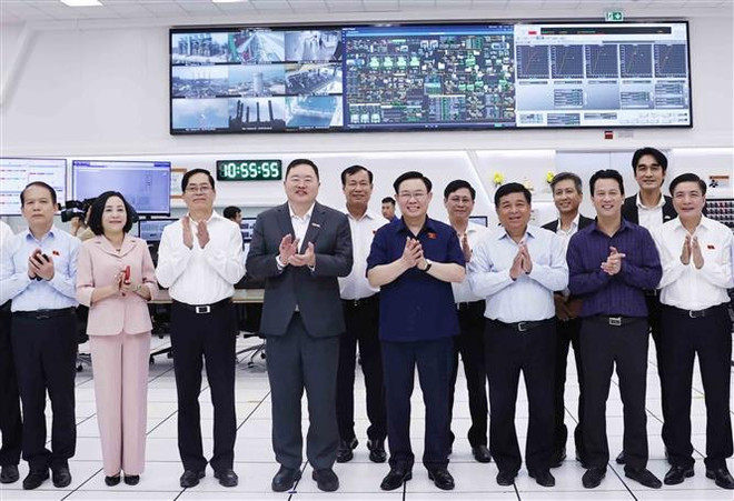 Le président de l'Assemblée nationale inspecte des projets clés à Ba Ria-Vung Tau ảnh 2 Le président de l'Assemblée nationale inspecte des projets clés à Ba Ria-Vung Tau ảnh 2