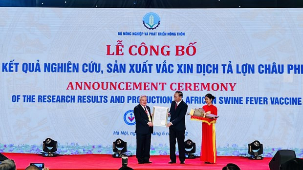 Le Vietnam devient le premier pays à commercialiser le vaccin contre la peste porcine africaine ảnh 2 Le Vietnam devient le premier pays à commercialiser le vaccin contre la peste porcine africaine ảnh 2