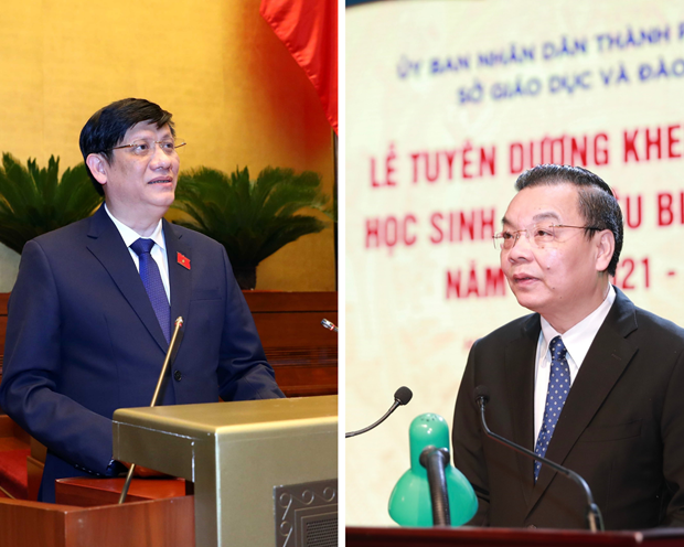 Le président du Comité populaire de Hanoi et le ministre de la Santé expulsés du Parti ảnh 1 Le président du Comité populaire de Hanoi et le ministre de la Santé expulsés du Parti ảnh 1