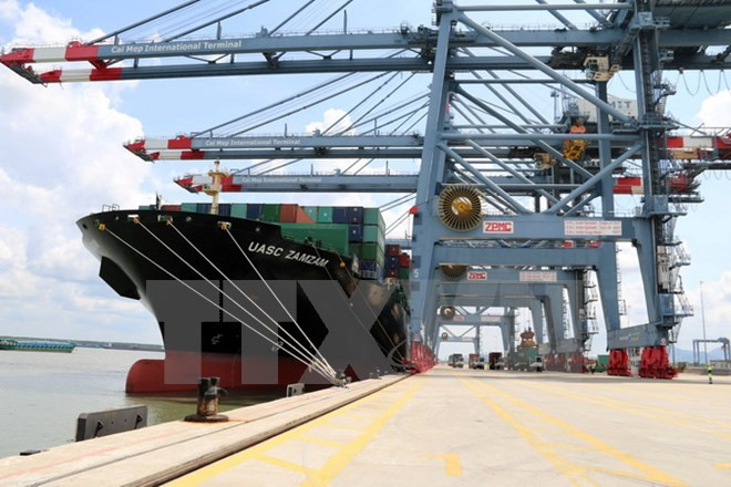 Le cargo de plus grand tonnage accoste dans le port de Son Duong ảnh 1 Le cargo de plus grand tonnage accoste dans le port de Son Duong ảnh 1