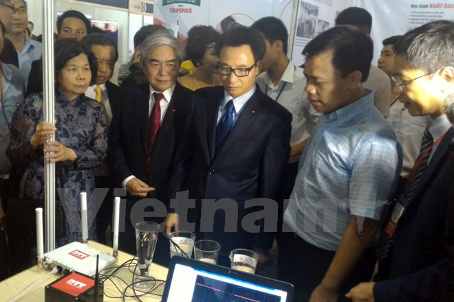 Ouverture de la Foire des technologies et des équipements 2015 ảnh 1 Ouverture de la Foire des technologies et des équipements 2015 ảnh 1
