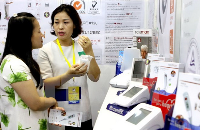 Ouverture du salon Vietnam Medi-Pharm 2017 ảnh 1 Ouverture du salon Vietnam Medi-Pharm 2017 ảnh 1