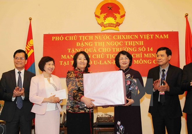 Poursuite des activités de la vice-présidente Dang Thi Ngoc Thinh en Mongolie ảnh 1 Poursuite des activités de la vice-présidente Dang Thi Ngoc Thinh en Mongolie ảnh 1
