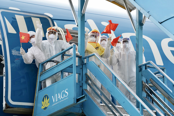 Près de 350 citoyens vietnamiens rapatriés d'Europe, d'Afrique et d'Amérique du Sud ảnh 1 Près de 350 citoyens vietnamiens rapatriés d'Europe, d'Afrique et d'Amérique du Sud ảnh 1