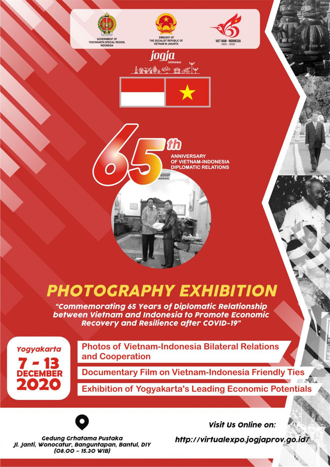 Exposition de photos célébrant les 65 ans des relations diplomatiques Vietnam-Indonésie ảnh 1 Exposition de photos célébrant les 65 ans des relations diplomatiques Vietnam-Indonésie ảnh 1