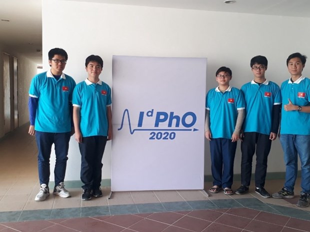 Cinq élèves vietnamiens primés aux Olympiades internationales de physique 2020 ảnh 1 Cinq élèves vietnamiens primés aux Olympiades internationales de physique 2020 ảnh 1