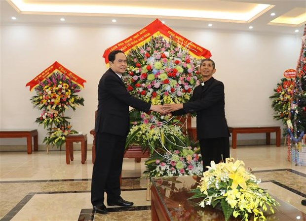 Le président du FPV adresse ses vœux de Noël aux catholiques du diocèse de Phat Diem ảnh 1 Le président du FPV adresse ses vœux de Noël aux catholiques du diocèse de Phat Diem ảnh 1