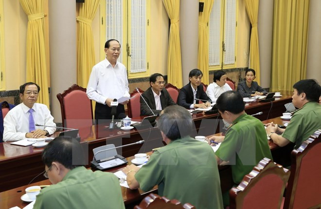 APEC: le chef de l'Etat demande d’assurer absolument la sécurité de la Semaine de haut rang ảnh 1 APEC: le chef de l'Etat demande d’assurer absolument la sécurité de la Semaine de haut rang ảnh 1