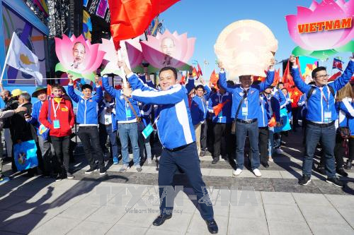 Activités du Vietnam au 19e Festival mondial de la jeunesse et des étudiants en Russie ảnh 1 Activités du Vietnam au 19e Festival mondial de la jeunesse et des étudiants en Russie ảnh 1