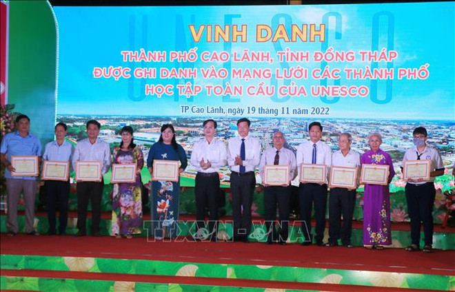 Cao Lanh, ville apprenante de l’UNESCO, à l’honneur ảnh 1 Cao Lanh, ville apprenante de l’UNESCO, à l’honneur ảnh 1