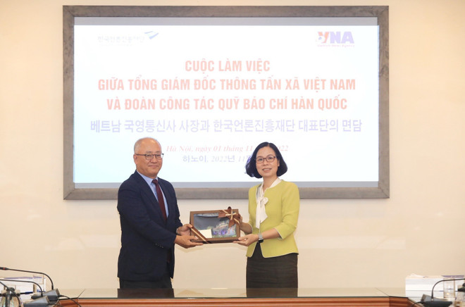 Presse : la VNA et la Korea Press Foundation cherchent à pousser les liens ảnh 1 Presse : la VNA et la Korea Press Foundation cherchent à pousser les liens ảnh 1