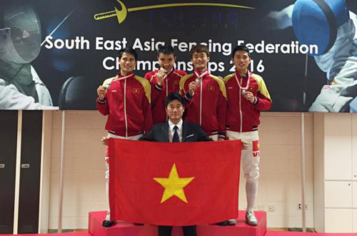 Escrime : le Vietnam remporte deux médailles d’or aux Championnats d’Asie du Sud-Est 2016 ảnh 1 Escrime : le Vietnam remporte deux médailles d’or aux Championnats d’Asie du Sud-Est 2016 ảnh 1