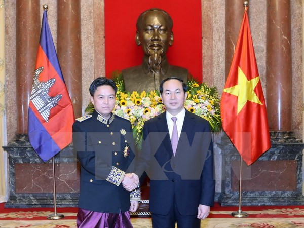 Tran Dai Quang reçoit de nouveaux ambassadeurs ảnh 4 Tran Dai Quang reçoit de nouveaux ambassadeurs ảnh 4