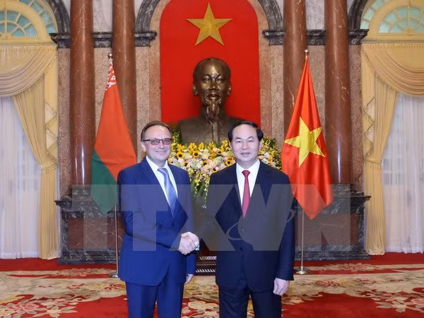 Tran Dai Quang reçoit de nouveaux ambassadeurs ảnh 2