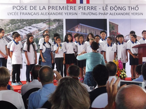 Pose de la première pierre du nouveau Lycée français de Hanoï ảnh 2 Pose de la première pierre du nouveau Lycée français de Hanoï ảnh 2