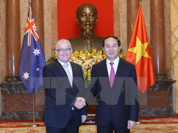 Tran Dai Quang reçoit de nouveaux ambassadeurs ảnh 1