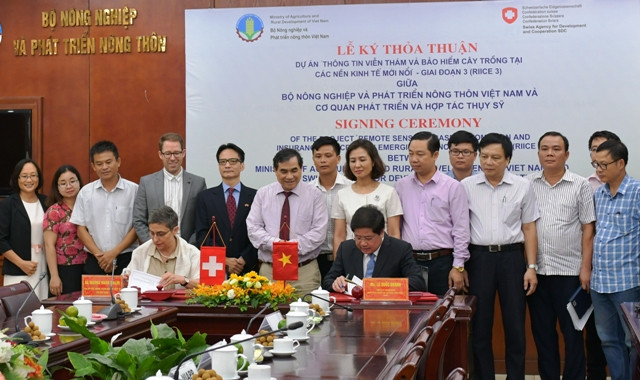 La Suisse aide le Vietnam à appliquer la technologie de télédétection à la production rizicole ảnh 1 La Suisse aide le Vietnam à appliquer la technologie de télédétection à la production rizicole ảnh 1