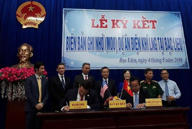 Signature d'un protocole d'accord sur un projet de GNL de 4 milliards de dollars à Bac Lieu ảnh 1 Signature d'un protocole d'accord sur un projet de GNL de 4 milliards de dollars à Bac Lieu ảnh 1