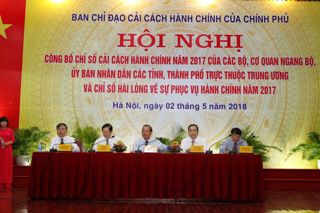 Indice de la réforme administrative 2017: Quang Ninh en tête du classement ảnh 1