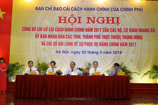 Indice de la réforme administrative 2017: Quang Ninh en tête du classement ảnh 1