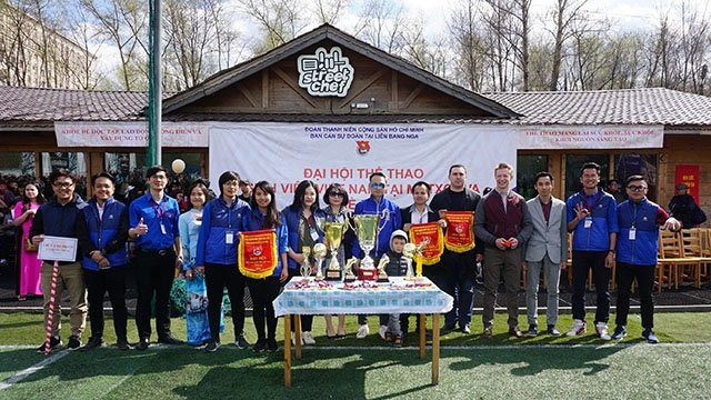 Ouverture d'un festival sportif des étudiants vietnamiens à Moscou ảnh 1 Ouverture d'un festival sportif des étudiants vietnamiens à Moscou ảnh 1