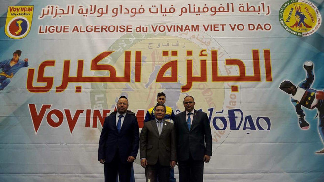 Le premier tournoi Grand Prix - Vovinam Viet Vo Dao en Algérie ảnh 1 Le premier tournoi Grand Prix - Vovinam Viet Vo Dao en Algérie ảnh 1