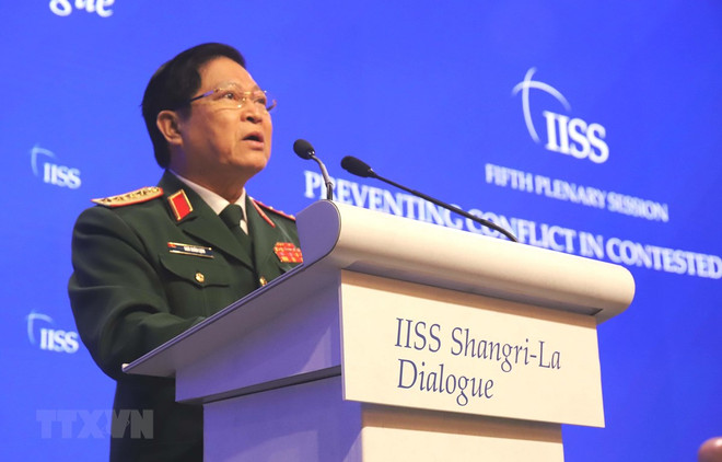 Dialogue Shangri-La 2019: le Vietnam persiste dans le règlement pacifique des différends ảnh 1 Dialogue Shangri-La 2019: le Vietnam persiste dans le règlement pacifique des différends ảnh 1
