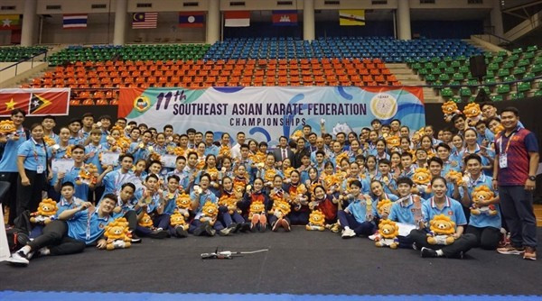 Le Vietnam remporte la première place aux Championnats de karaté d'Asie du Sud-Est 2024 ảnh 1 Le Vietnam remporte la première place aux Championnats de karaté d'Asie du Sud-Est 2024 ảnh 1