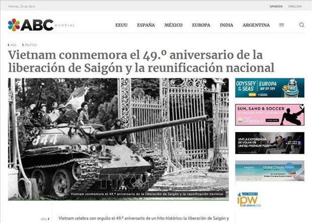Les médias argentins louent la victoire du 30 avril 1975 du Vietnam ảnh 1 Les médias argentins louent la victoire du 30 avril 1975 du Vietnam ảnh 1