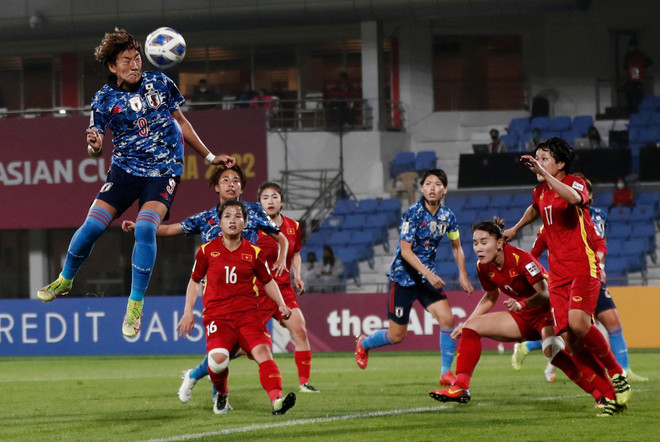 Football féminin : le Vietnam battu 0-3 par le Japon lors de la Coupe d'Asie de l'AFC 2022 ảnh 1 Football féminin : le Vietnam battu 0-3 par le Japon lors de la Coupe d'Asie de l'AFC 2022 ảnh 1