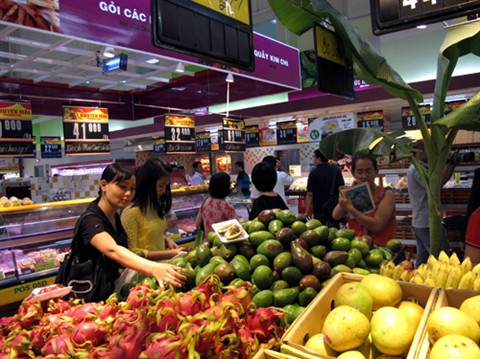 Supermarché : porte grande ouverte sur les produits agricoles des localités ảnh 1 Supermarché : porte grande ouverte sur les produits agricoles des localités ảnh 1