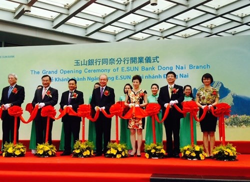 Inauguration d’une banque taïwanaise à Dông Nai ảnh 1 Inauguration d’une banque taïwanaise à Dông Nai ảnh 1