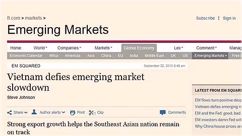Financial Times: Le Vietnam, «un miracle asiatique» ảnh 1 Financial Times: Le Vietnam, «un miracle asiatique» ảnh 1