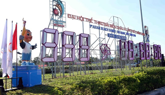 Da Nang: lancement du compte à rebours des 5es Jeux de plage asiatiques ảnh 1 Da Nang: lancement du compte à rebours des 5es Jeux de plage asiatiques ảnh 1