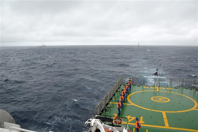 Le Vietnam et la Chine lancent leur première patrouille conjointe des pêches en 2022 ảnh 3 Le Vietnam et la Chine lancent leur première patrouille conjointe des pêches en 2022 ảnh 3