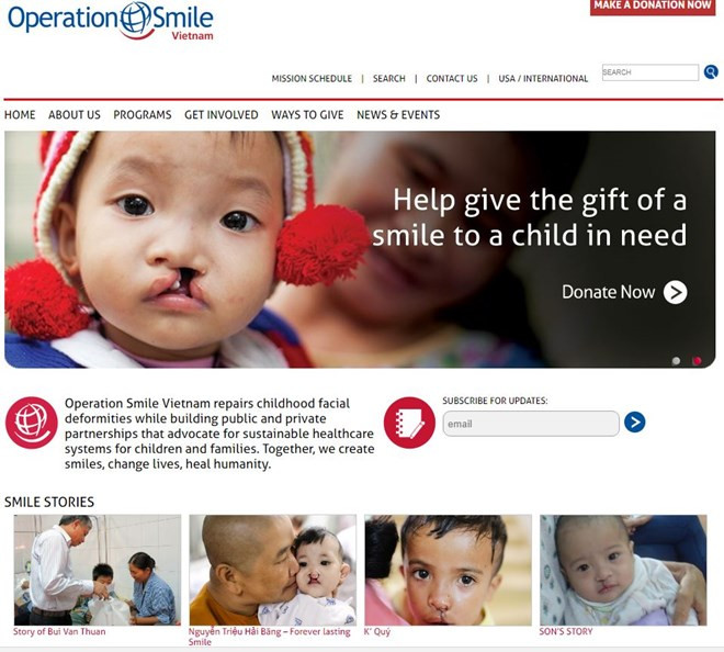 Operation Smile rend le sourire aux enfants de Dak Lak ảnh 1 Operation Smile rend le sourire aux enfants de Dak Lak ảnh 1