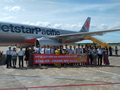 Jetstar Pacific inaugure une nouvelle ligne reliant Dong Hoi et Chiang Mai ảnh 1 Jetstar Pacific inaugure une nouvelle ligne reliant Dong Hoi et Chiang Mai ảnh 1