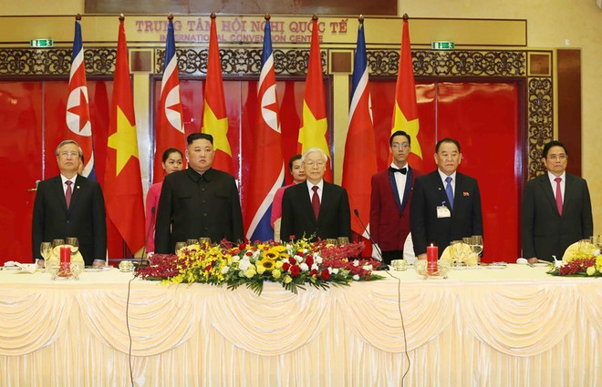 Banquet en l’honneur du président nord-coréen en images ảnh 1 Banquet en l’honneur du président nord-coréen en images ảnh 1