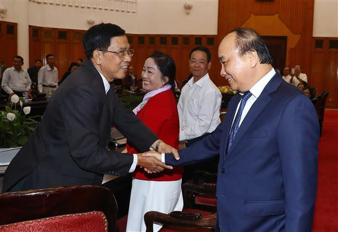 Le Premier ministre reçoit des personnes méritantes de Da Nang ảnh 1 Le Premier ministre reçoit des personnes méritantes de Da Nang ảnh 1