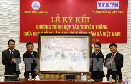 La province de Lào Cai et la VNA scellent leur coopération ảnh 1 La province de Lào Cai et la VNA scellent leur coopération ảnh 1