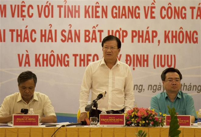 Pêche INN : le vice-Premier ministre Trinh Dinh Dung travaille avec Kien Giang ảnh 1 Pêche INN : le vice-Premier ministre Trinh Dinh Dung travaille avec Kien Giang ảnh 1